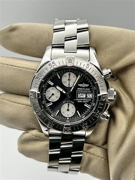 breitling superocean chronograph a13340 men& 39|a1334011.